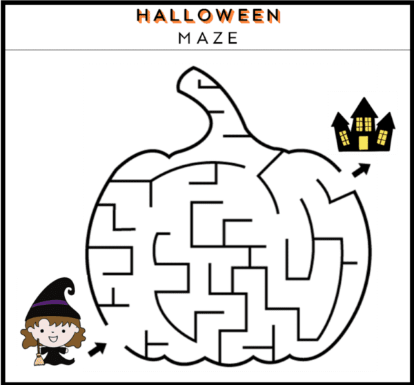 Free Printable Halloween Worksheets - Image 5