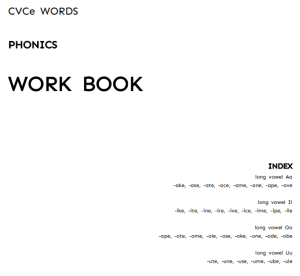 CVCe Word & Sentence [cut and paste]