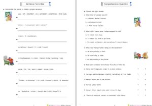 Henry and Mudge and the Snowman Plan workbook