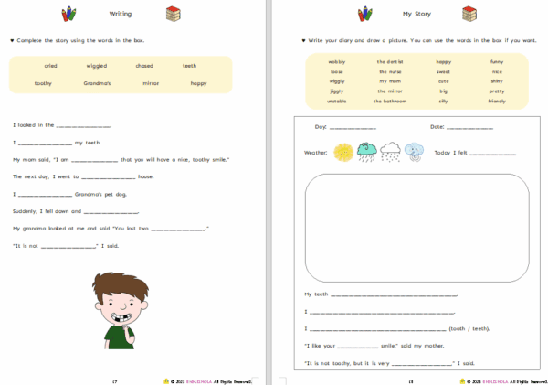 A Tooth Story workbook 3