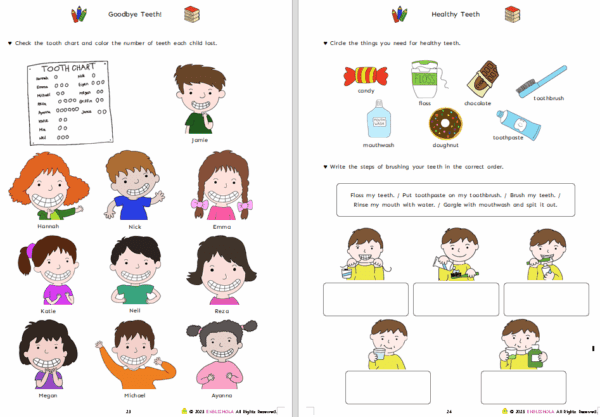 A Tooth Story workbook 5