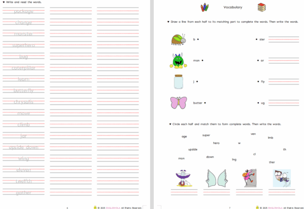 Butterfly Garden workbook 1
