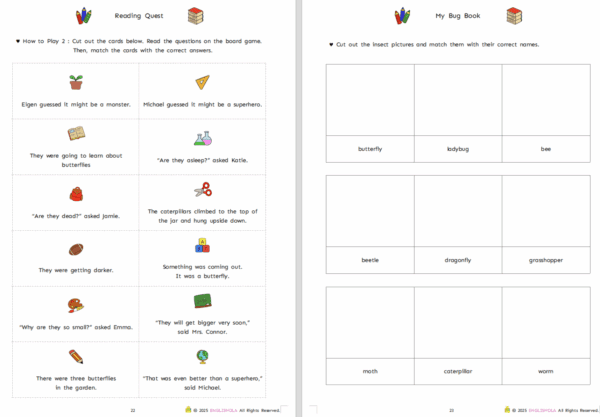 Butterfly Garden workbook 4