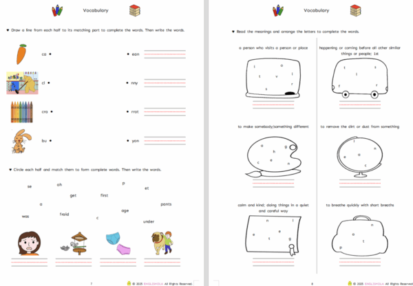 First Graders Bunny workbook2