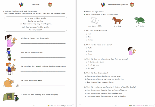 First Graders Bunny workbook3