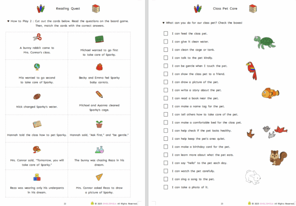 First Graders Bunny workbook4