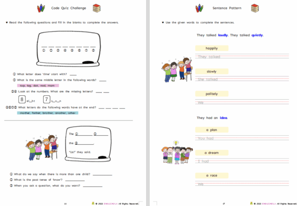 The Counting Race workbook 3