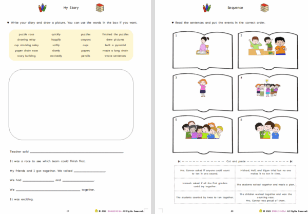 The Counting Race workbook 4