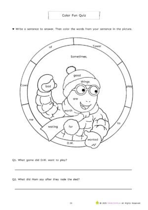 Arthur and the Big Snow 1