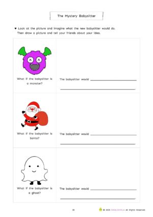 Arthur’s Mystery Babysitter workbook