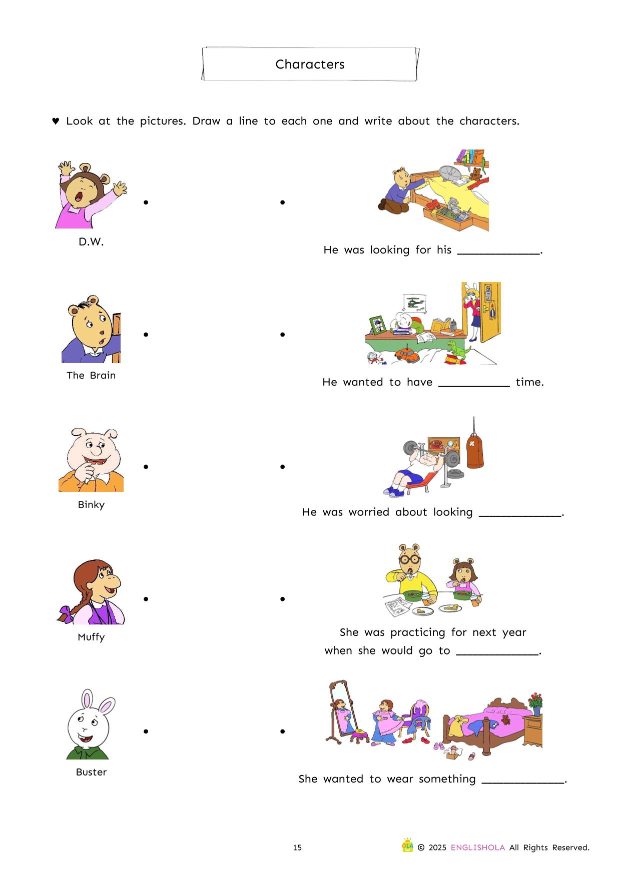 Arthur’s Off to School workbook