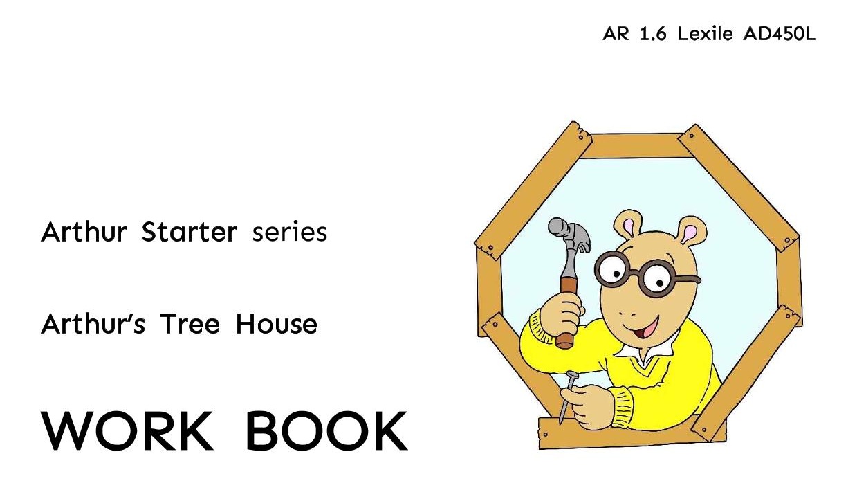 Arthur’s Tree House workbook